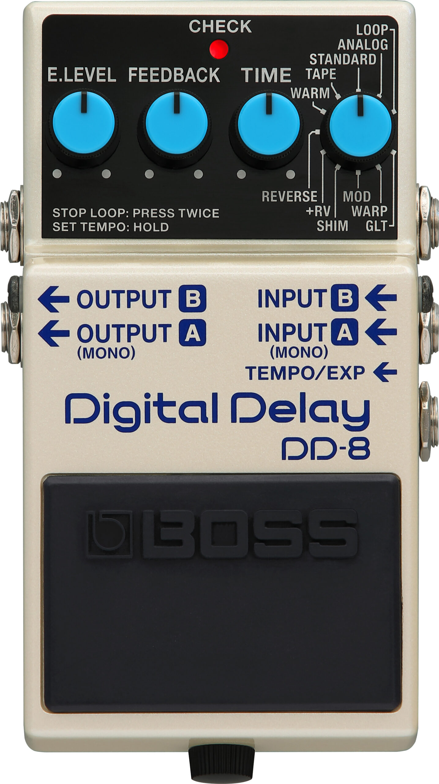 BOSS] DD-8 Digital Delay｜レビュー：多機能なのに扱いやすい現行